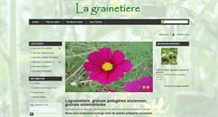 Desktop Screenshot of lagrainetiere.com
